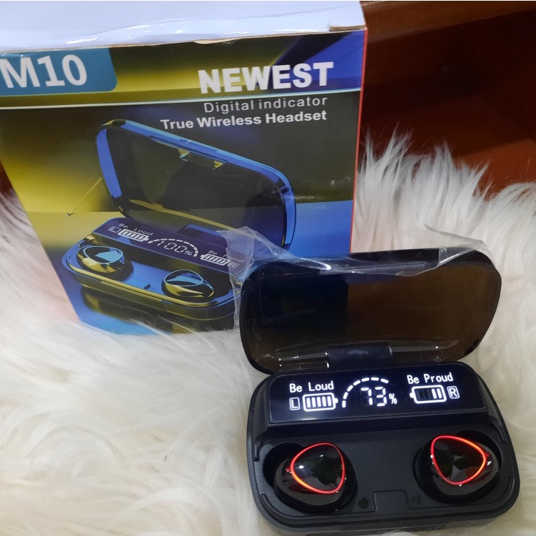 Tai Nghe Bluetooth M10 Pro, Phiên Bản Nâng Cấp Pin Trâu, Chạm Cảm Ứng, BH 12 Tháng