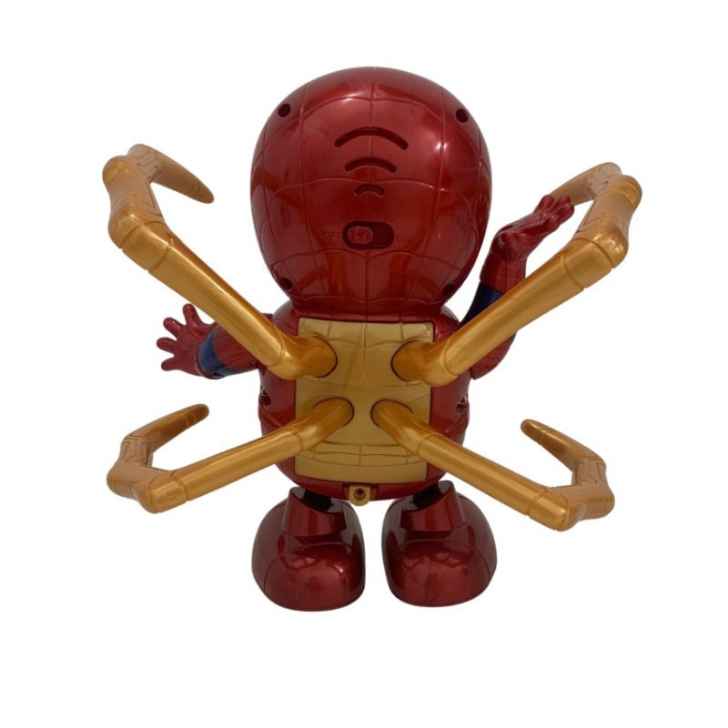 Đồ chơi người nhện nhảy múa, dùng pin có âm thanh và ánh sáng