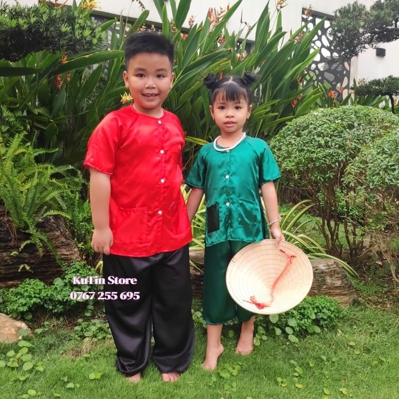 Bà ba cho bé - Tay ngắn quần lửng đáng yêu