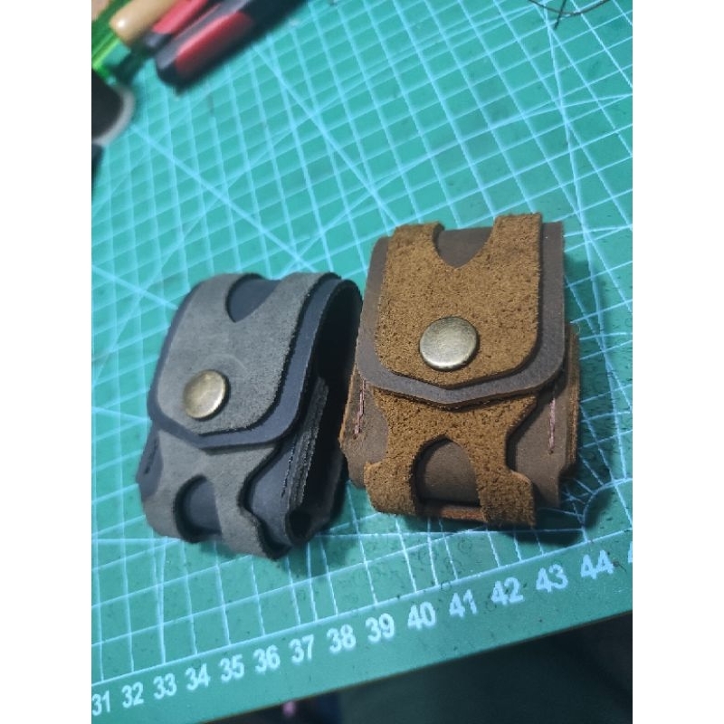 Bao da zippo da b.ò handmade siêu chất