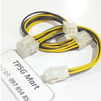 Cáp nguồn 4 Pin ra 8 Pin