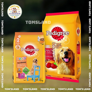Thức ăn hạt pedigree cho chó con, chó trưởng thành vị gà rau củ, vị trứng sữa túi 1,5kg & 3kg