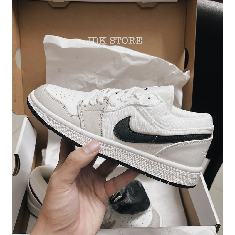 JDK STORE_Giày Sneaker JD1 Low Xám Canvas