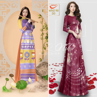 Vải áo dài latin hoạ tiết đẹp