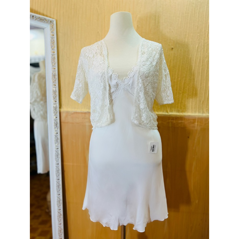 Áo khoác ren lửng cute - size S,M - mùa hè, che bắp tay - SP227