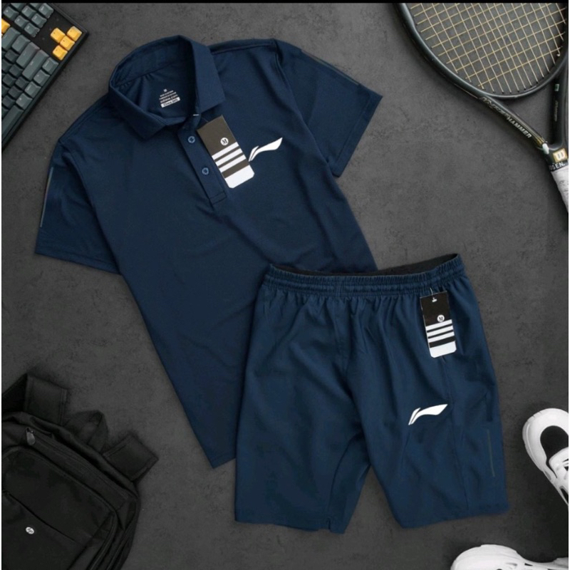 Bộ Quần Áo Nam Mùa Hè Thể Thao Chất Liệu Thấm Hút Mồ Hôi B18