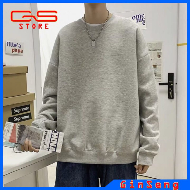 ÁO SWEATER TRƠN UNISEX NAM NỮ 14 MÀU