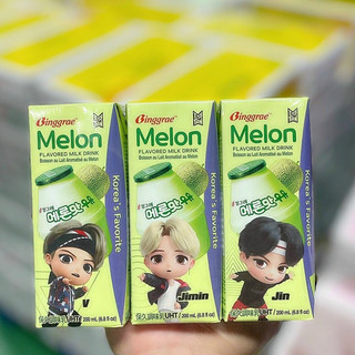  Sữa Dưa Lưới Melon Milk Binggrae Hàn Quốc - Lốc 6 Hộp 