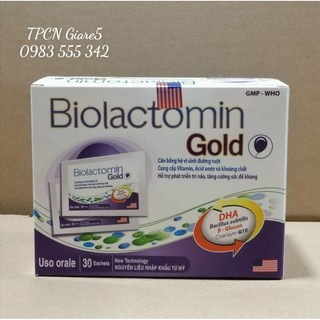 Cốm Biolactomin hỗ trợ tiêu hóa.