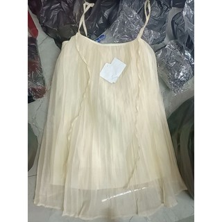 Đầm dây xếp li 250k