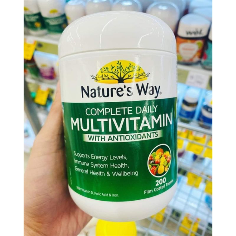 VITAMIN TỔNG HỢP Nature’s Way Complete Daily Multivitamin 200 VIÊN