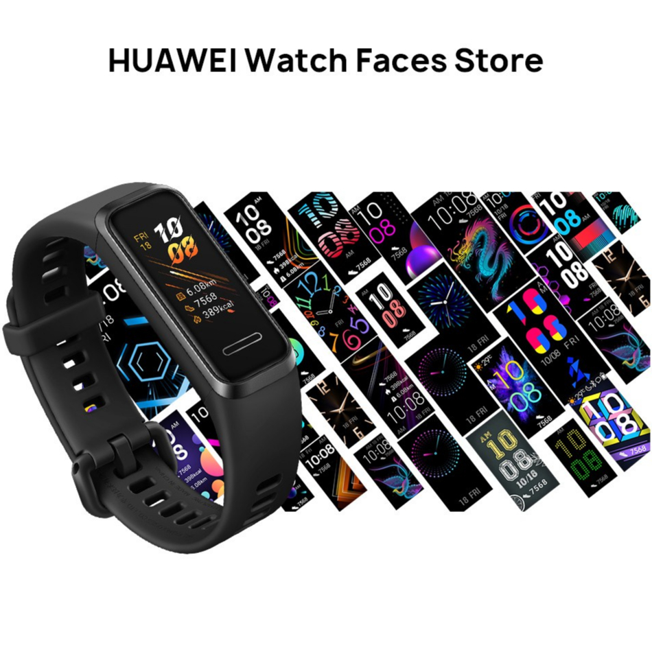 Vòng Đeo Tay Thông Minh Huawei Band 4 - SpO2 - 5ATM - Sản Phẩm Chính Hãng Mới Nguyên Sealbox