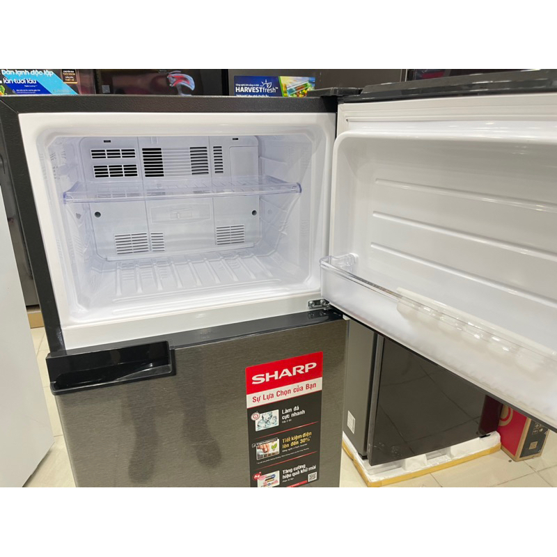Tủ lanh Sharp 180L trưng bày mới 99% bảo hành 6 tháng