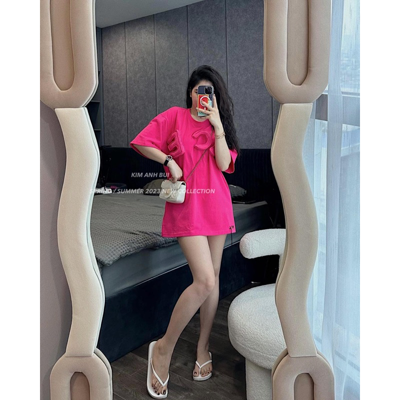 ÁO PHÔNG ICE CHỮ NỔI KIM ANH BÙI