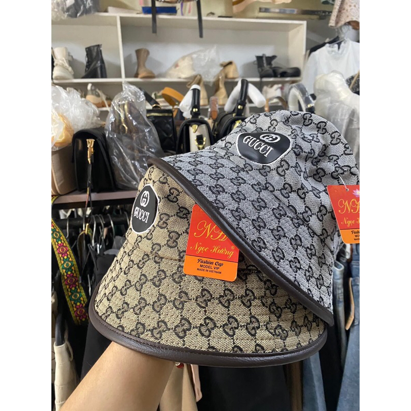 MŨ BUCKET GUCCI SÓI THỜI TRANG