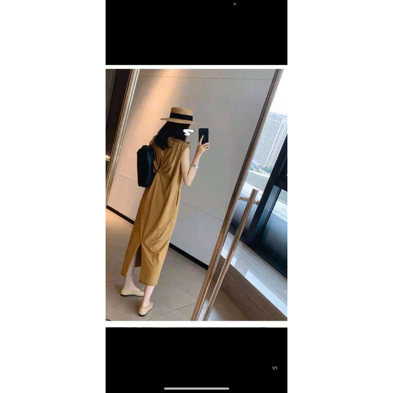 Đầm midi zara xoắn lưng cực xinh bảng màu siêu đẹp