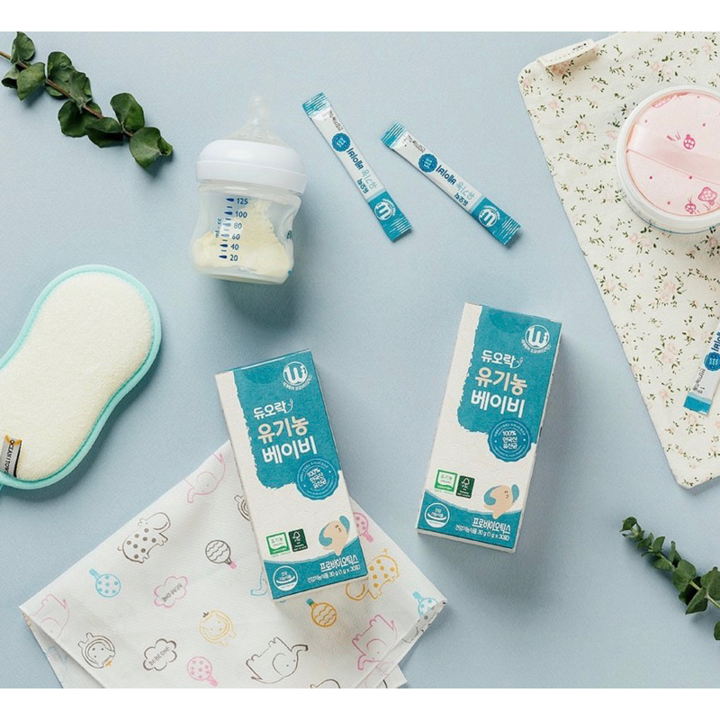 Men tiêu hóa DUOLAC Organic xanh/tím/vàng hỗ trợ tiêu hoá, giúp bé ăn ngon Hàn Quốc