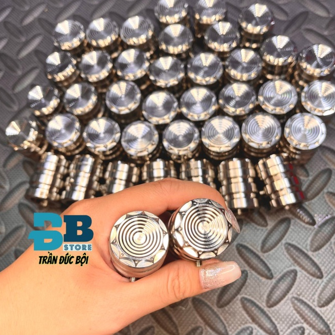 Chụp giò đạp  inox 304 mẫu Thái viền sao cao cấp dành cho mọi xe