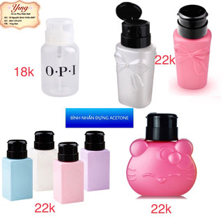 Bình Acetone Nhấn