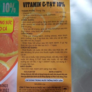C tạt cho tôm, cá túi 5kg