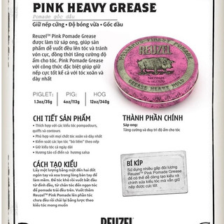 Sáp vuốt tóc Reuzel Pomade
