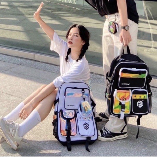 ⚡️[Siêu Hot] BALO TIBII BACKPACK thời trang Unisex nhiều ngăn màu đa dụng và cá tính