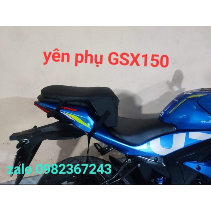 Yên phụ gsx150 giúp người sau thoải máy.