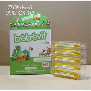 Bebevit Inulin DHA - bổ sung chất xơ, giảm triệu chứng táo bón