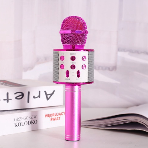 Micro Bluetooth Không Dây 858 Hát Karaoke Chất Lượng Cao