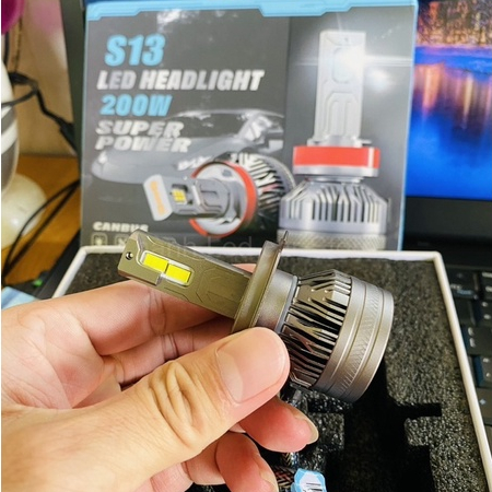 Đèn pha led H4 S13 Super Light 90W 40000LM hiệu suất cao - chính hãng