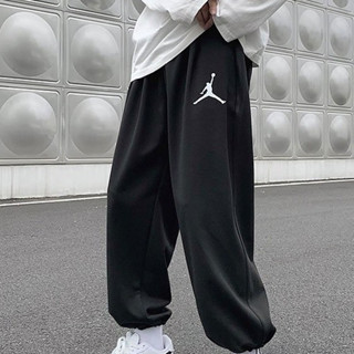 [RẺ VÔ ĐỊCH] Quần jogger nam nữ bóng rổ đen trắng ghi cạp chun bo gấu form rộng freesize cá tính kiểu Hàn Quốc