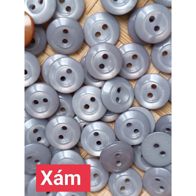 GÓI 20 GAM NÚT SƠ MI HÀNG BÓNG DÀY ĐẸP.