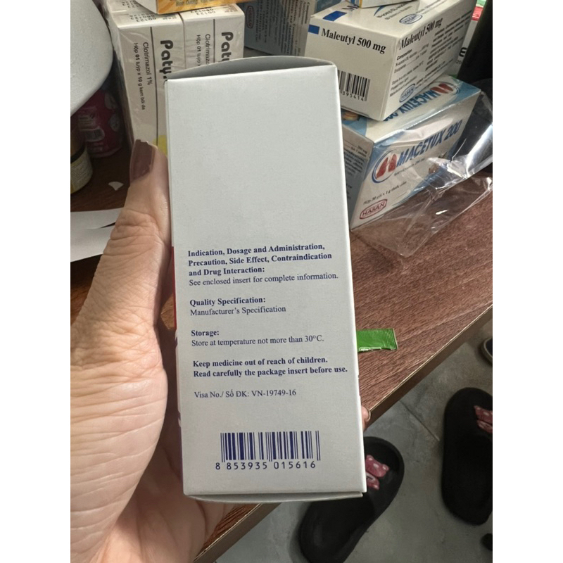 Siro ho U-Thel,ho sổ mũi thái lan