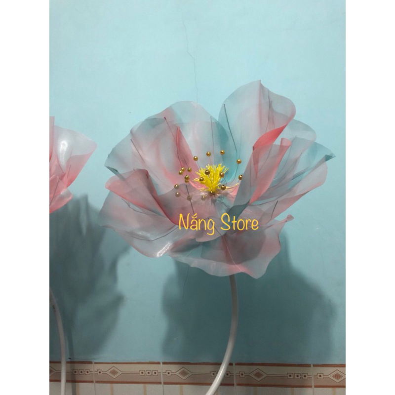 Đầu hoa voan, hoa không lồ làm sẵn