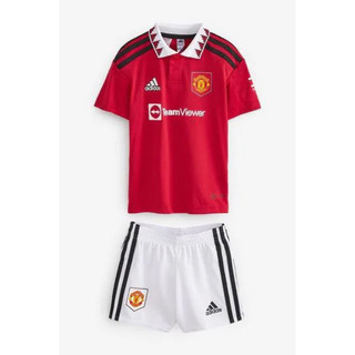 Bộ short Das thể thao MANCHESTER đỏ bé trai