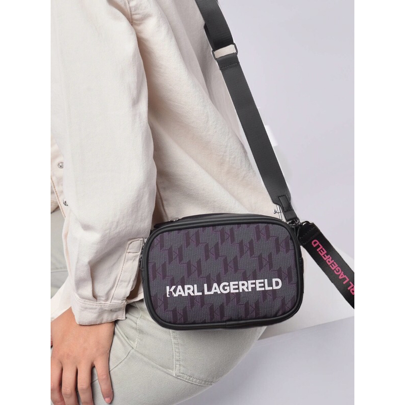 Túi Đeo Chéo Karl Monogram Nam Nữ Cao Cấp Chất Liệu Poly Chống Thấm | Bánh Mì Store | Túi Đeo Chéo Thời Trang Karl VNXK