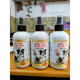 Xịt trị nấm, ghẻ, viêm da Chó mèo