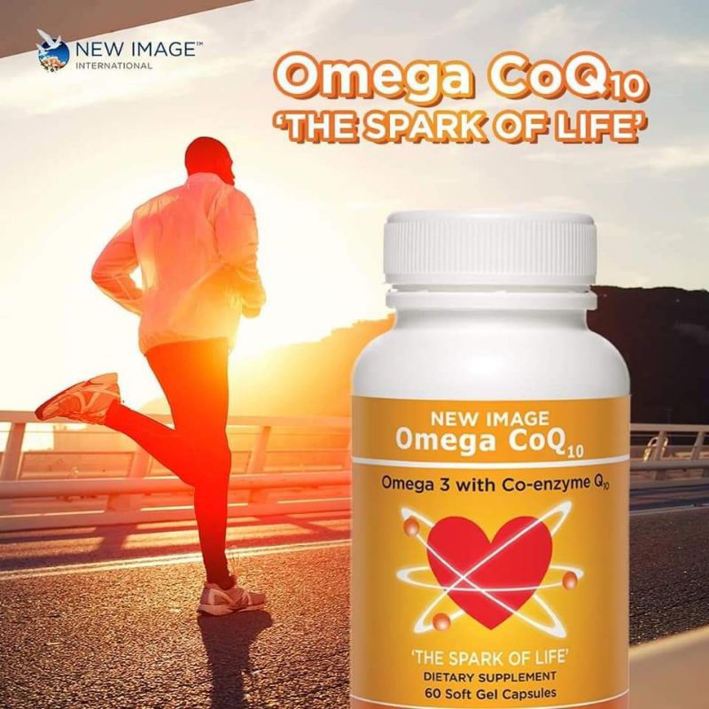 Viên uống Omega CoQ10 New Image Alpha Lipid sữa non - tốt tim mạch giảm mỡ máu.