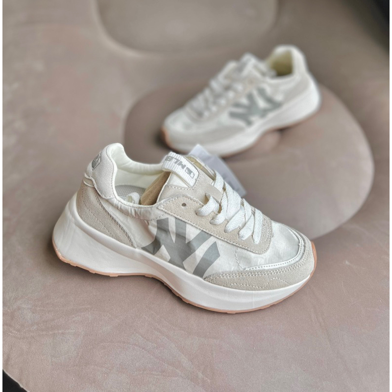 Giày Sneaker MLB Chunky Jogger Vàng-Be-Xám