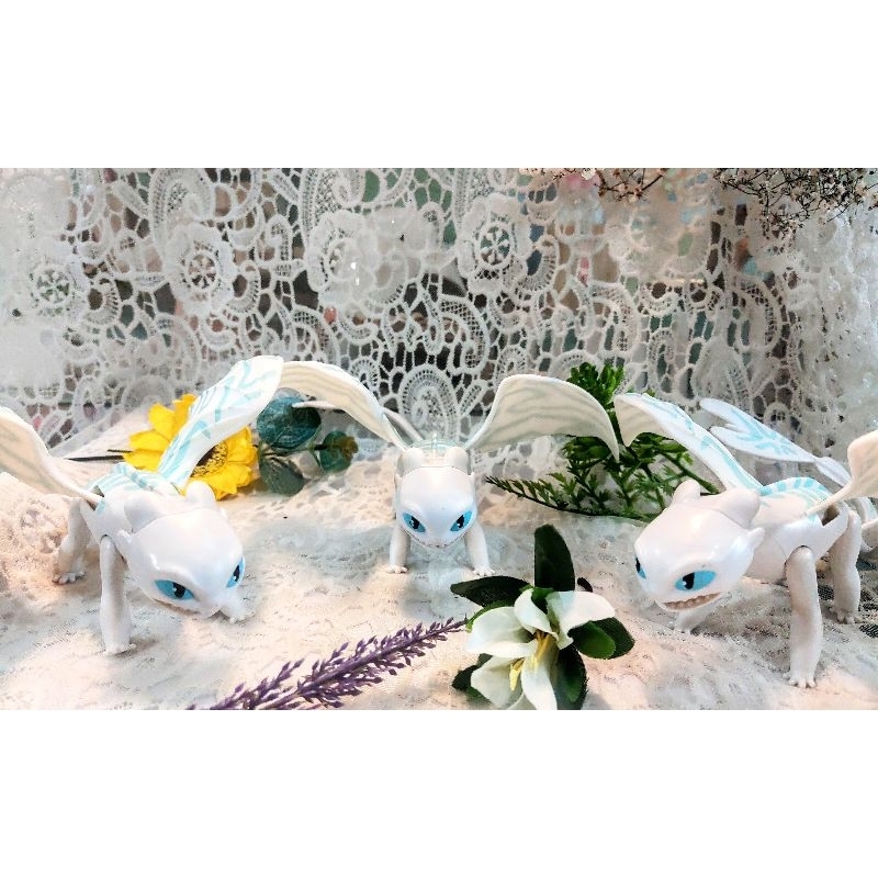 Figure Rồng trắng Light Fury DreamWorks How To Train Your Dragon 3