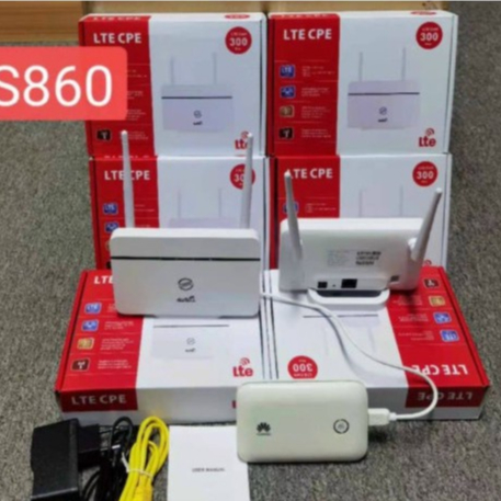 Bộ Phát Wifi từ sim 3G/ 4G RS860 Tốc độ 300Mbps. Kết nối trên 16 thiết bị, 2 râu wifi. Có cổng lan
