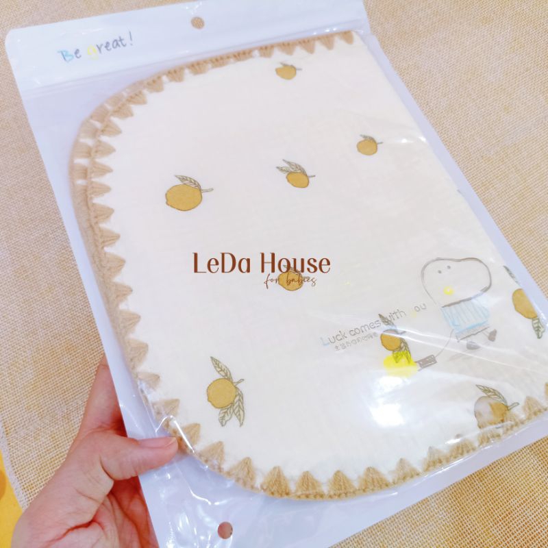 Gối xô sơ sinh hình gấu, thỏ muslin 10 lớp mềm mại, thoáng khí, thấm mồ hôi cho bé