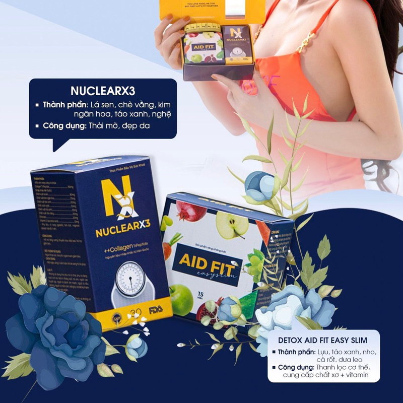 Viên Uống Giảm Cân Collagen Đẹp Da Nuclearx3