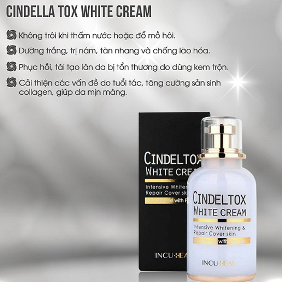 Kem Truyền trắng da Cindeltox White Cream Hàn Quốc
