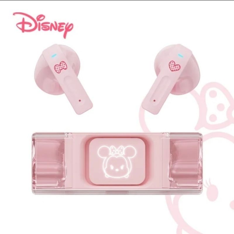 Tai Nghe DISNEY MINNIE (Màu Light Pink) Bluetooth 5.3 (Có Cảm Ứng Chạm)