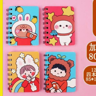 Sổ lò xo A7, sổ tay mini hình thú cute