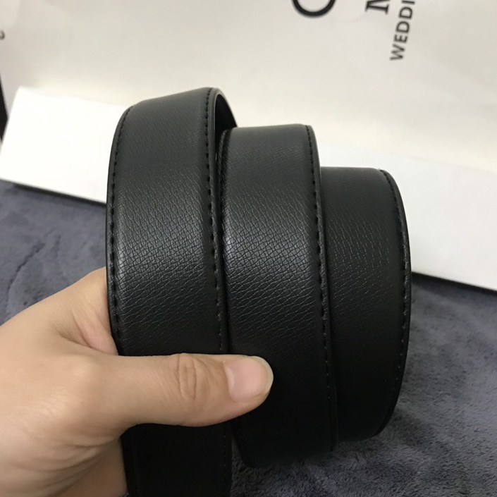 Thắt lưng nam dây nịt nam bán rời không kèm mặt dây trơn và dây bấm lỗ sẵn