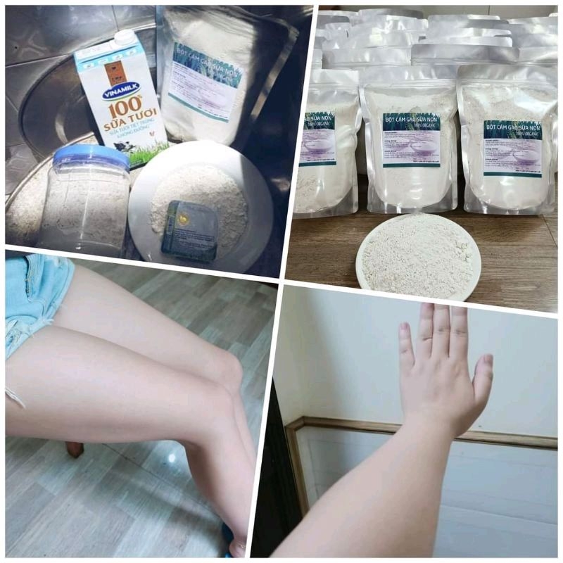 Bột cám gạo sữa non