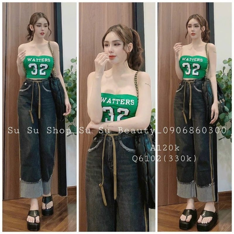 Áo ống in số 32 đủ màu đẹp tuyệt vời