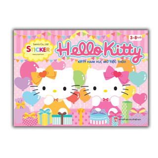 Sách - (Combo 5 cuốn) Sticker Hello Kitty (3-8 Tuổi)